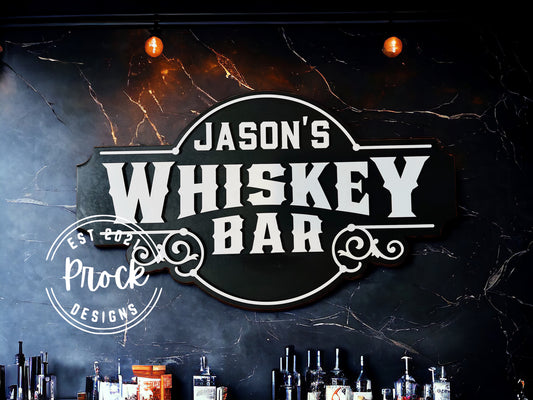 Whiskey Bar Sign