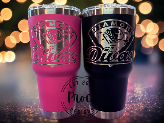 30 oz Diamond Divas Tumbler